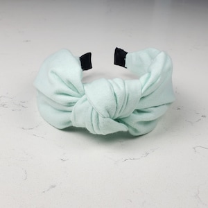 The Ella Knotted Headband - Knotted Headband, Knot Headband, Hard Knot Headband, Mint Headband, Green Headband