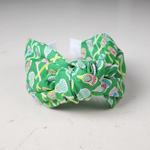 The Lacrosse Knotted Headband - Knotted Headband, Hard Knot Headband, Lacrosse Headband, Sports Headband, Sport Accessory, Lacrosse Gift
