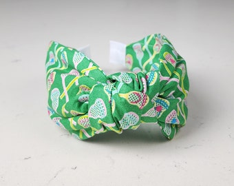 The Lacrosse Knotted Headband - Knotted Headband, Hard Knot Headband, Lacrosse Headband, Sports Headband, Sport Accessory, Lacrosse Gift