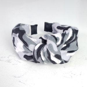 The Taylor Knotted Headband - Knotted Headbands, Headband, Hard Knot Headband, Camoflauge Headband, Camo Print Headband