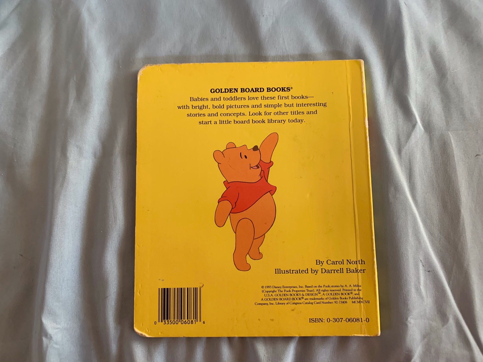 A Golden Board Book Walt Disney's Winnie the Pooh Pooh Can Etsy
