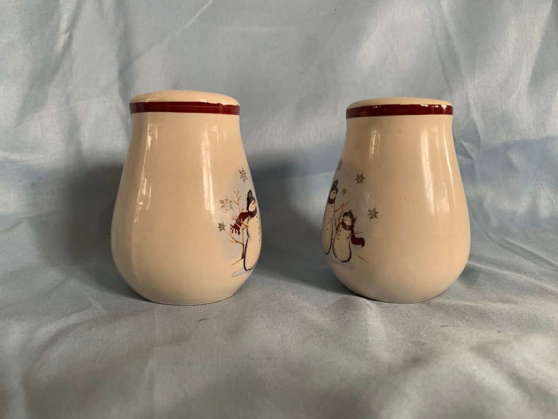 Vintage Royal Seasons Stoneware Salt/pepper Shakers Set RN1 Etsy