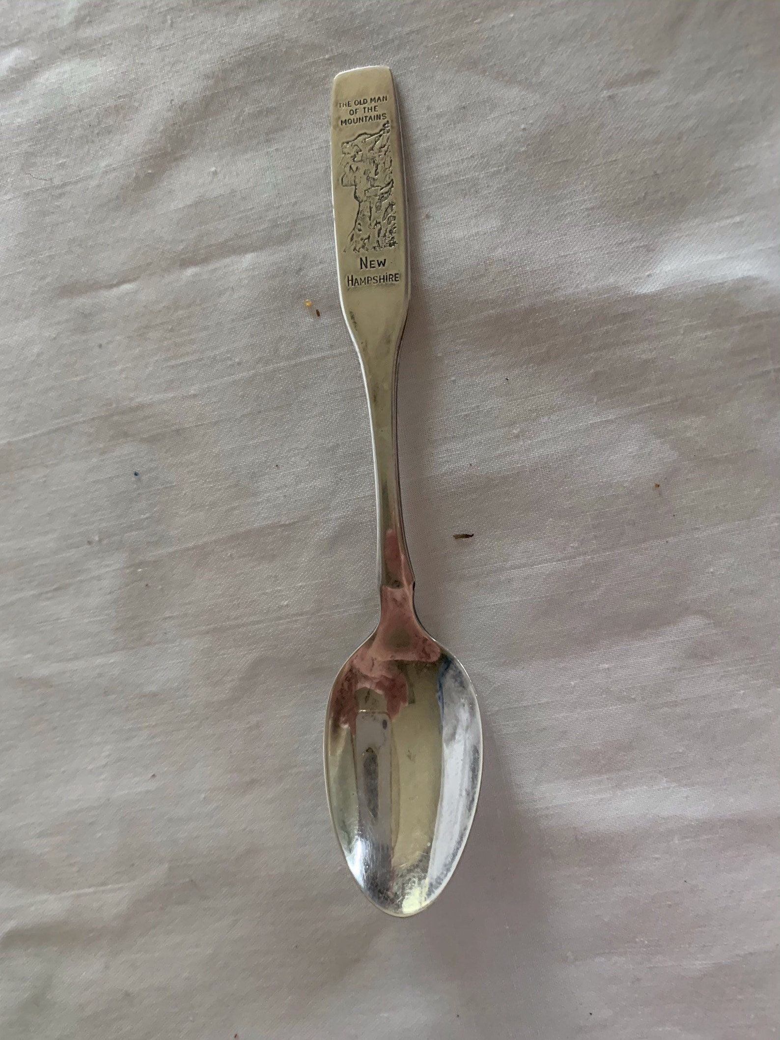Vintage Silver Plated Souvenir New Hampshire Spoon Etsy
