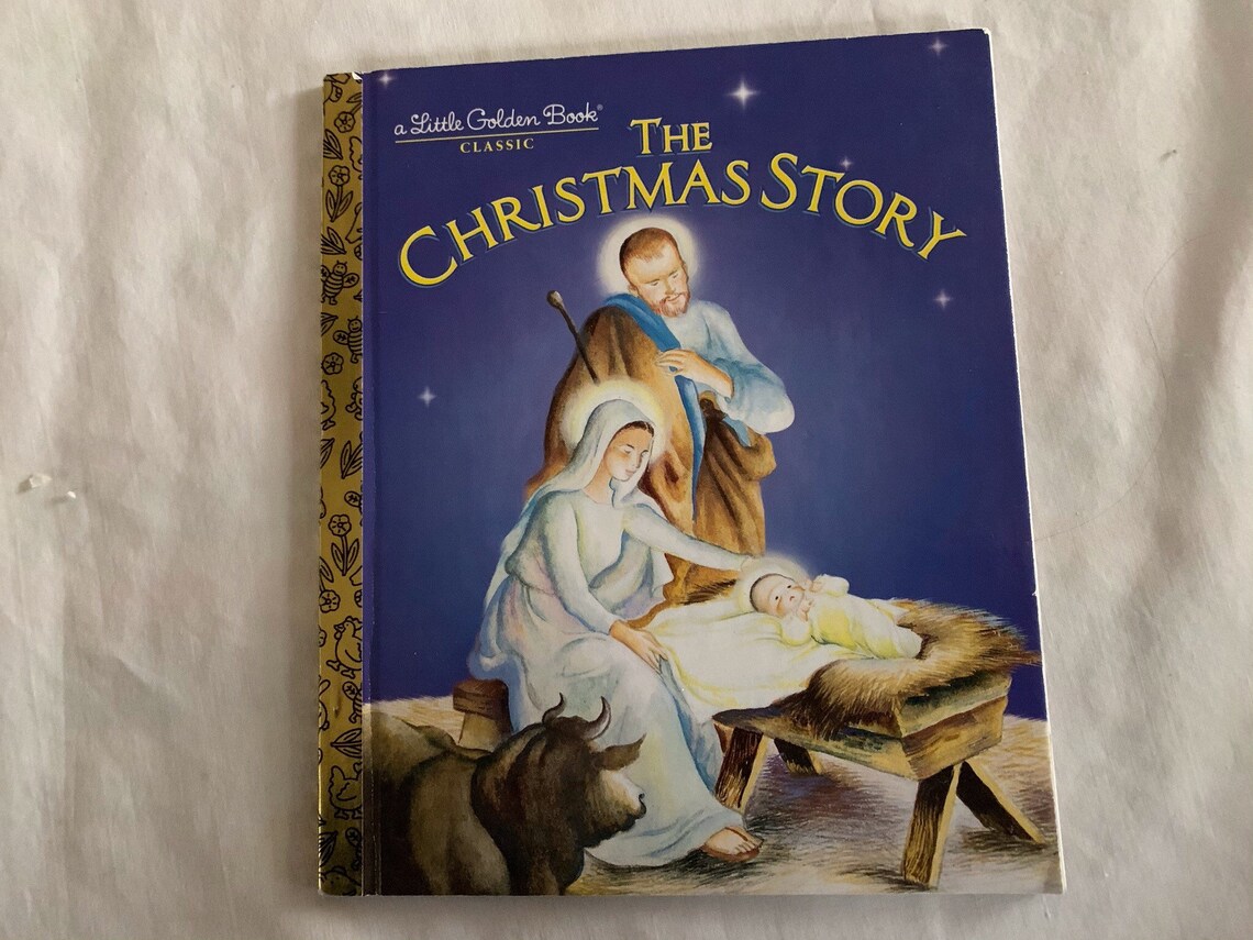 Vintage A Little Golden Book The Christmas Story Etsy