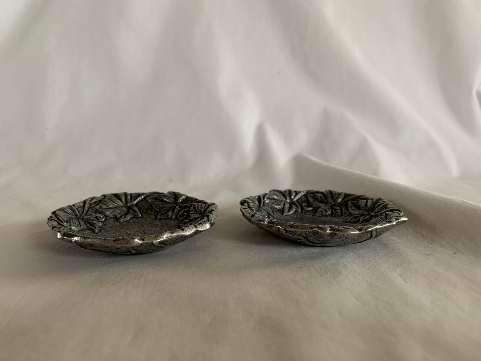 Vintage Carson Pewter Ring Holder Dish Etsy