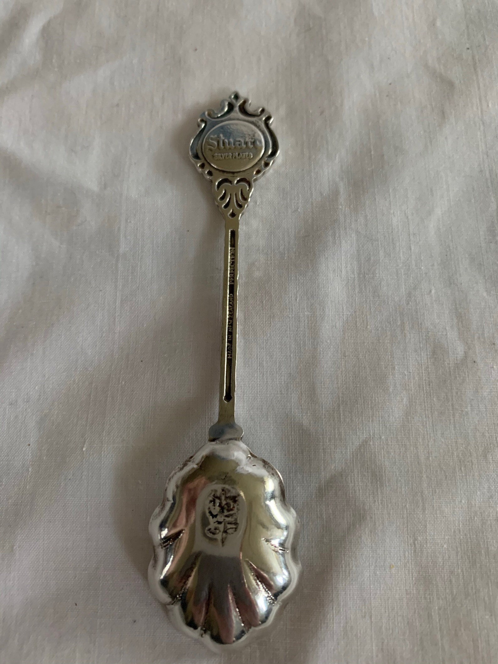 Vintage Stuart Silver Plated Souvenir Tea Spoon Etsy