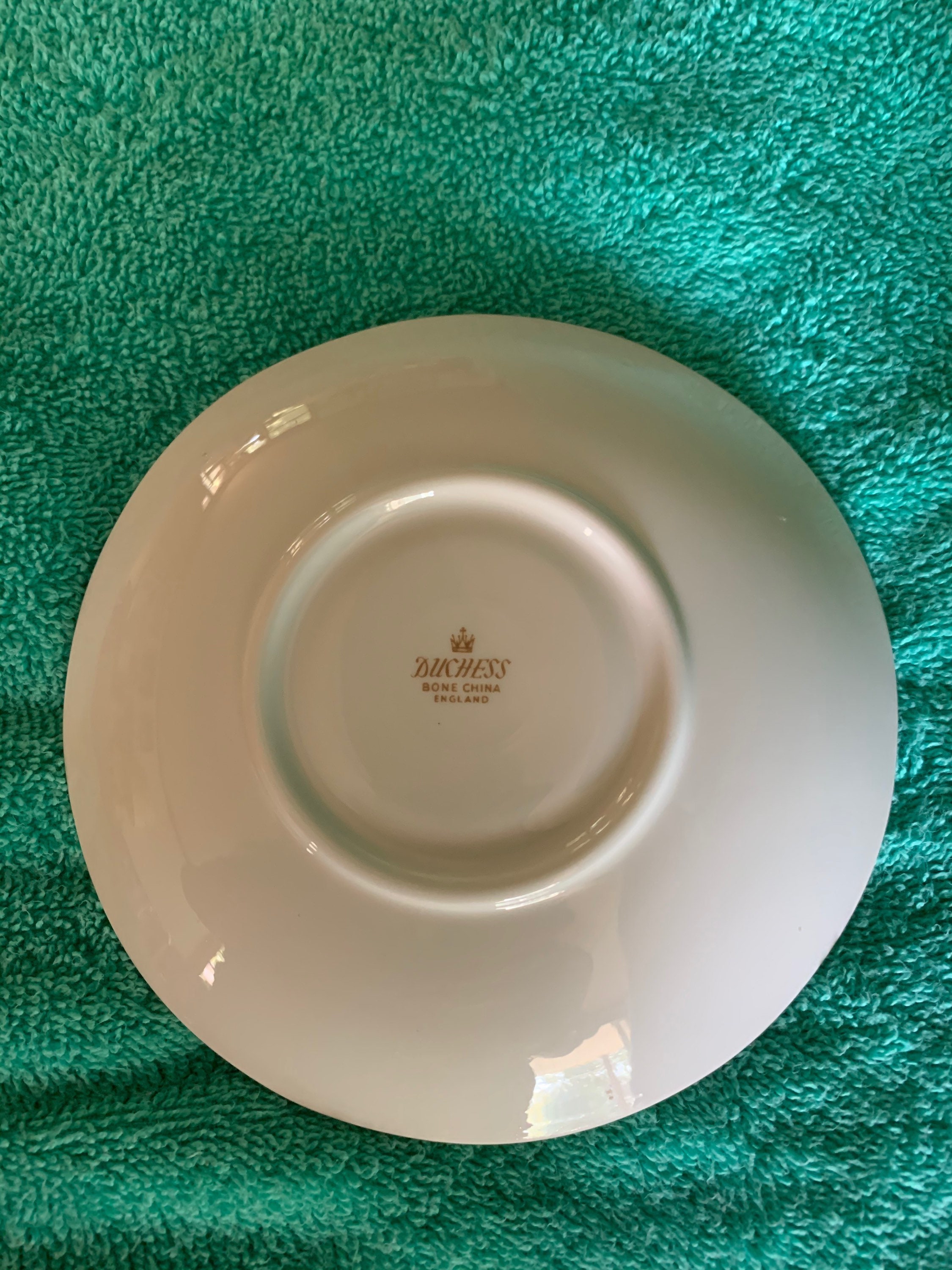 Duchess Bone China England Spinney Pattern Saucer Etsy