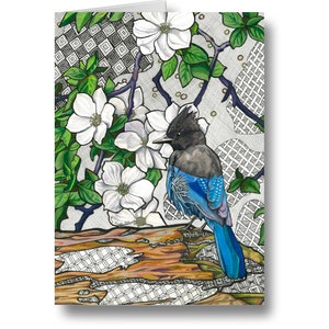 Beautiful British Columbia (Stellers Jay) - Wenskaart / Art Card