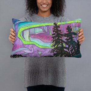 The Northern Lights Pillow