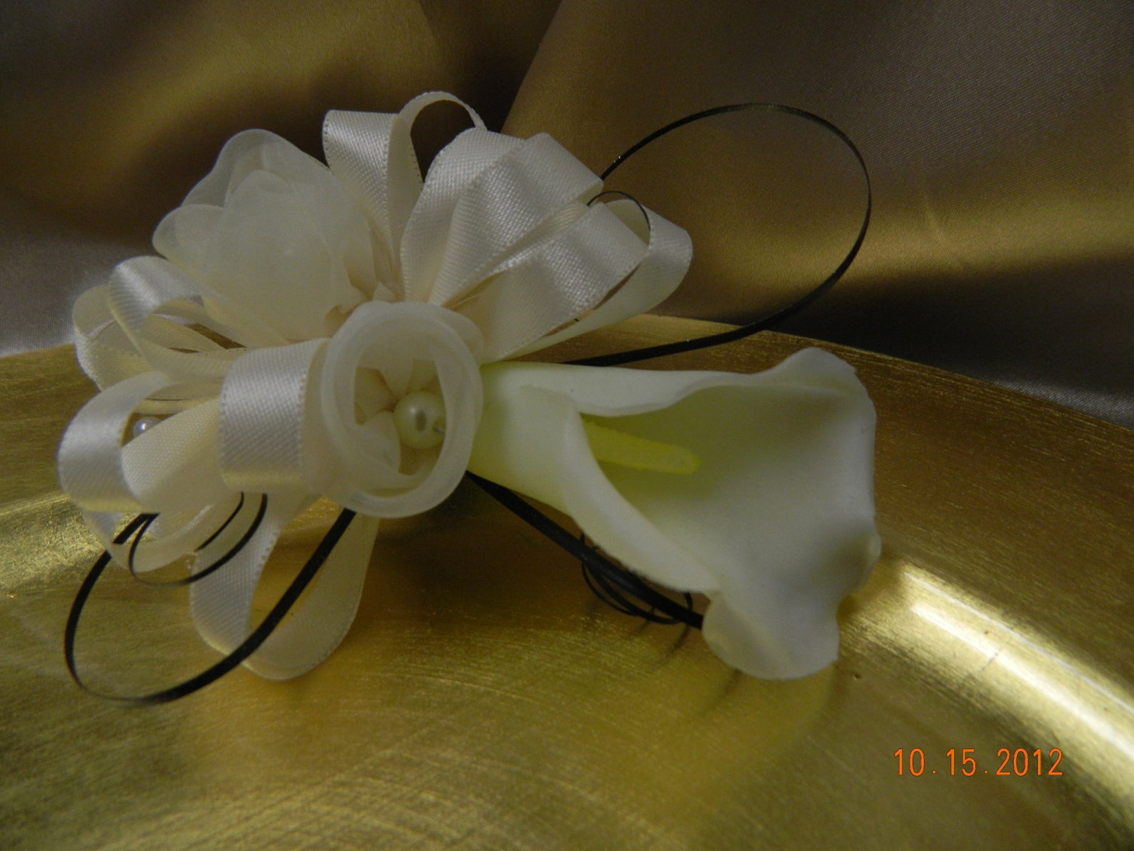 Calla Lily Corsage Etsy