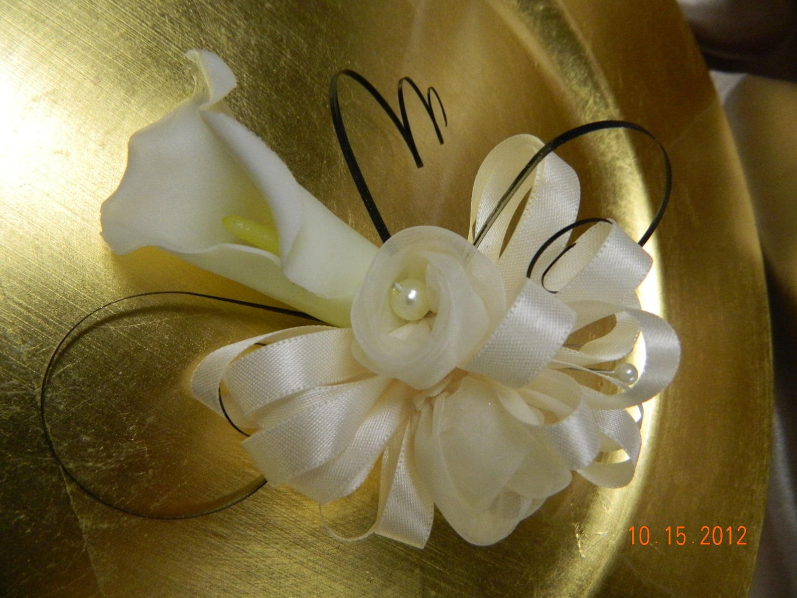 Calla Lily Corsage Etsy