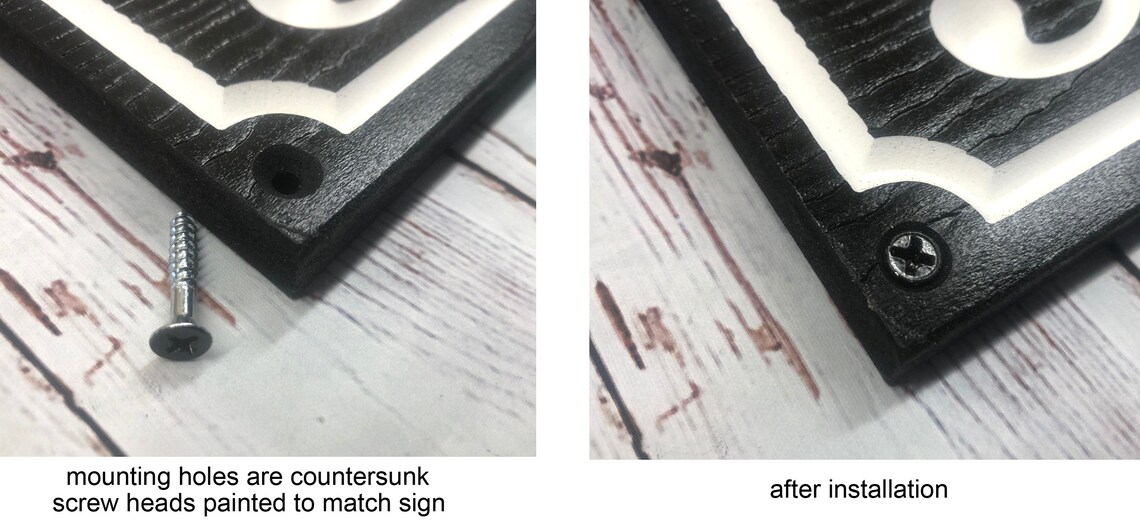 Art Deco Address Sign Address Sign Outdoor Custom Address Etsy