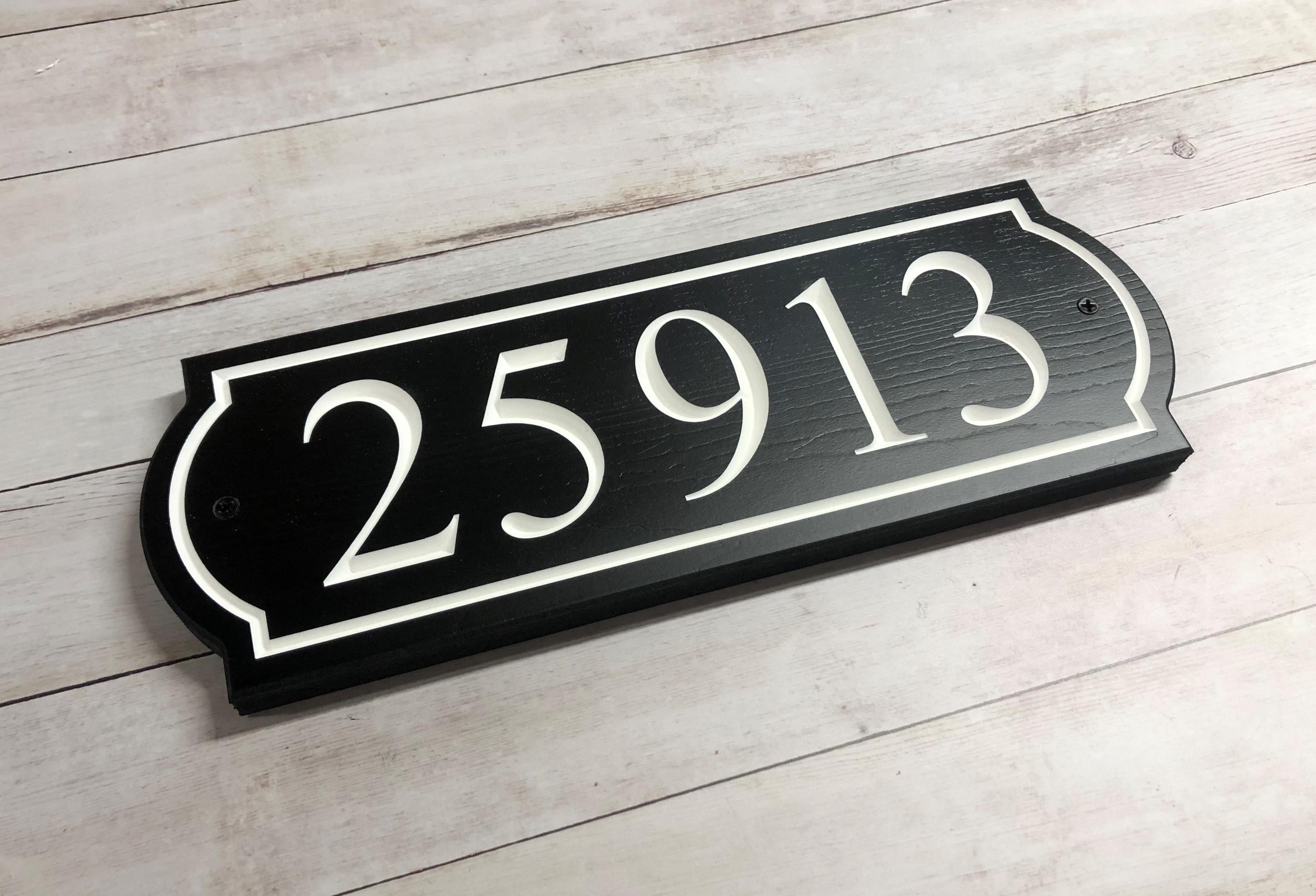 Address Sign, House Number Sign, Address Sign Outdoor, Address Plaque, Custom Address Sign For House, Address Plaque House, House Sign