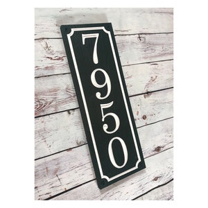 Vertical House Number Sign, Address Sign, Address Number Sign, Outdoor Address Sign, House Sign, Address Plaque, Outdoor House Number Sign