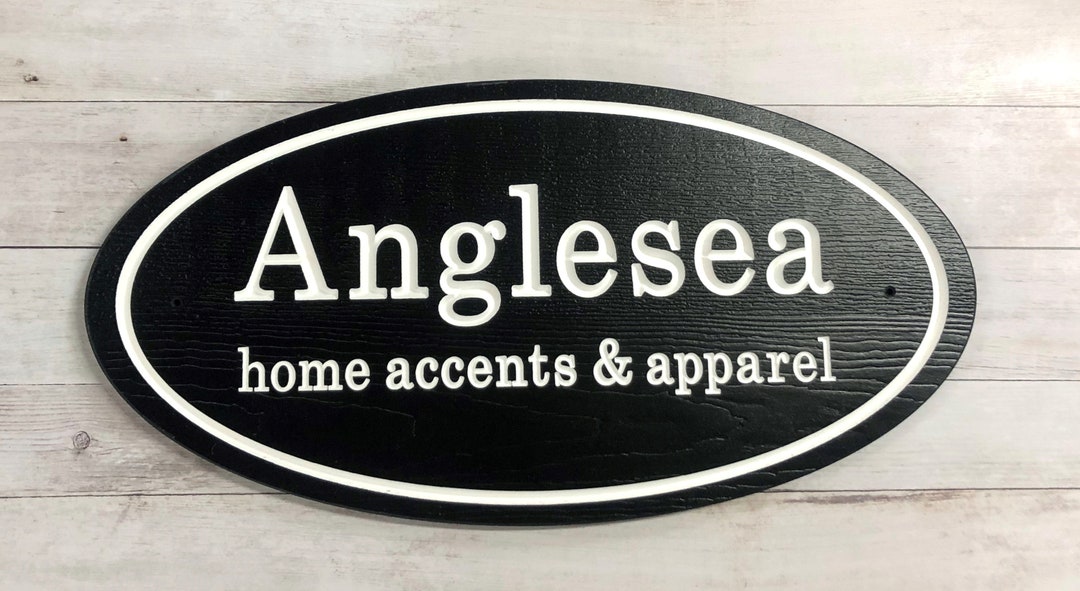 Personalized Oval Name Sign