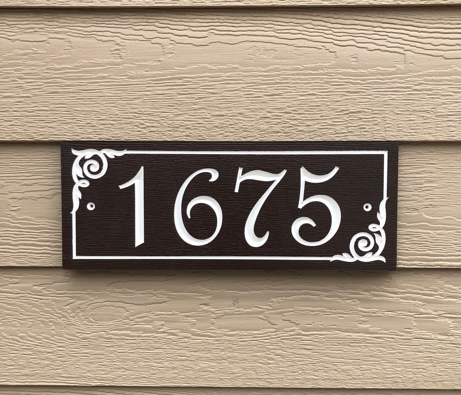 Signo de número de casa personalizado placa de dirección Etsy Signo de número de casa personalizado placa de dirección Etsy