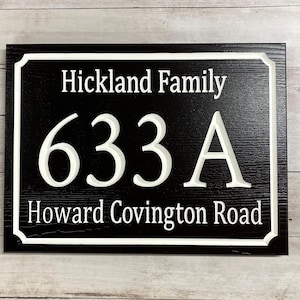 House Number Sign, Address Sign, Anchor Address Sign, Custom Address Sign, Address Plaque House, House Sign