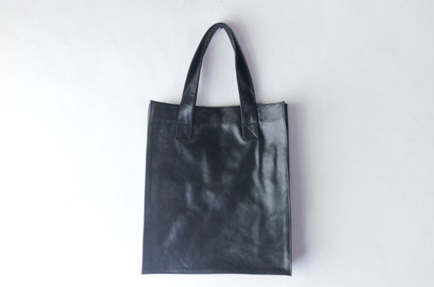 Leather Tote Bag Carryall Shoulder Bag Laptop Macbook | Etsy