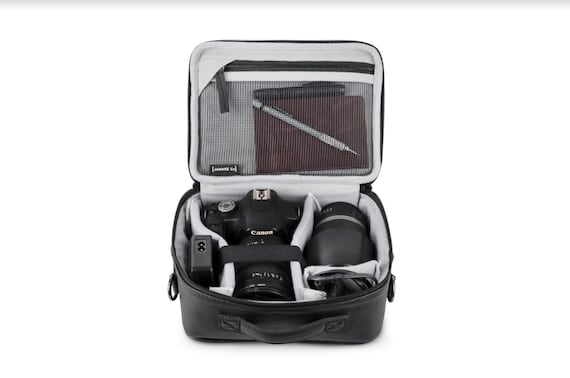 Dslr Camera Bag Insert Leather Camera Bag Camera Case and Protection Lens Case Padded Organiser for Mirrorless Cameras Equipment Small Etsy