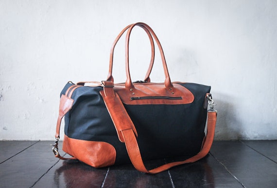 Borsone Weekender In Pelle Uomo - Elegante Per Viaggi Palestra E Weekend
