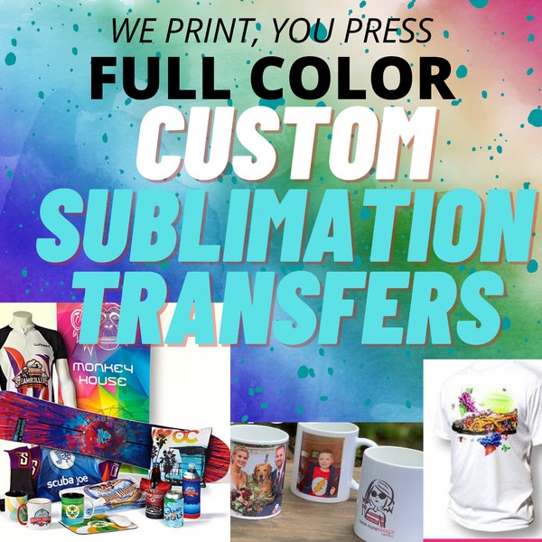 Custom Sublimation Orders Etsy