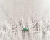 Tiny Jade Choker Necklace Jade Stone Necklace Green Jade Pendant Necklace Natural Burmese Jade Necklace Chinese Jade Necklace