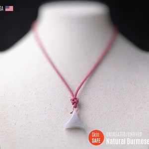 Lavender Jade Necklace Jadeite Necklace Jade Pendant Necklace Jadeite Pendant Necklace