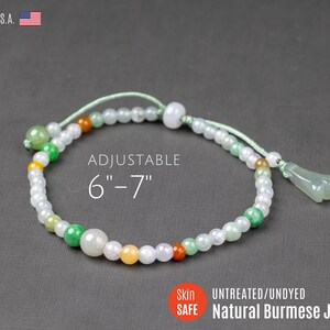 Dainty Jade Bracelet for Women Jade Bead Bracelet Beaded Bracelet Stack Bracelet Layering Bracelet
