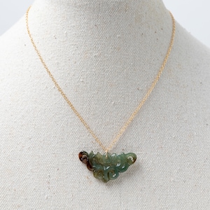 Vintage Jade Halskette Jade Anhänger Halskette Jadeit Halskette Schmetterling Halskette