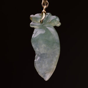 UNBEHANDELTE Jade Halskette Gold Jade Halskette für Frauen Jadeite Halskette