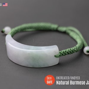 UNTREATED Jade Bracelet Women Jadeite Bracelet Jade Jewelry