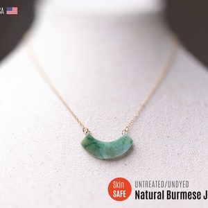Burmese Jade Necklace Gold Jade Necklace Silver Jadeite Necklace Jade Choker Necklace