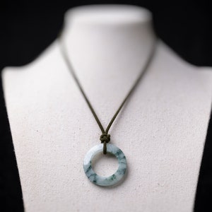 Collana Giada Vintage Collana Pendente Giada Collana Giadeite Pendente Jadeite