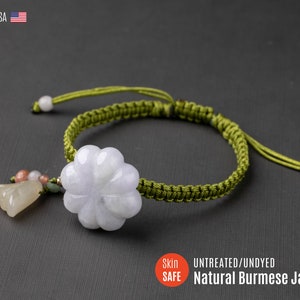 White Jade Bracelet Women Jadeite Bracelet Burmese Jade Jewelry