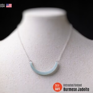 UNTREATED Jade Necklace Jade Pendant Necklace Jadeite Pendant Necklace Burmese Jade Jewelry