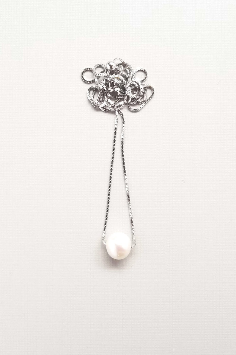 Real Pearl Necklace June Birthstone Necklace Fresh Water Pearl Necklace Silver Single Pearl Necklace Pearl Choker Necklace