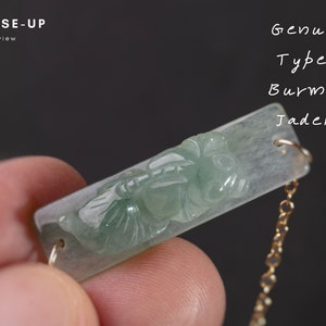Gold Fish Jade Necklace Gold Jade Necklace Jadeite Necklace Jade Jewelry