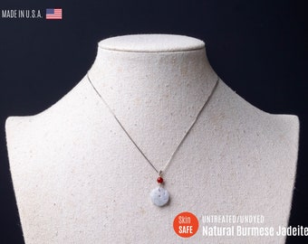 Tiny Burmese Jade Necklace for Women Jadeite Necklace Jade Jewelry Jade Necklace Women