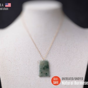 Burmese Jade Necklace Gold Jade Necklace Silver Jadeite Necklace Jade Choker Necklace
