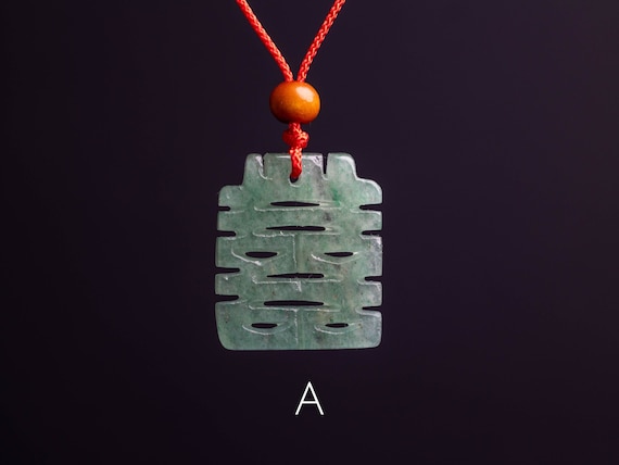 国内で当店のみ PAC - Green Aventurine Jade Pants Chain Green Jade Necklace Aventurine Necklace Jade Necklace Men
