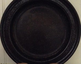 Enamel Speckled Blue Pie Plate - Farmhouse Kitchen