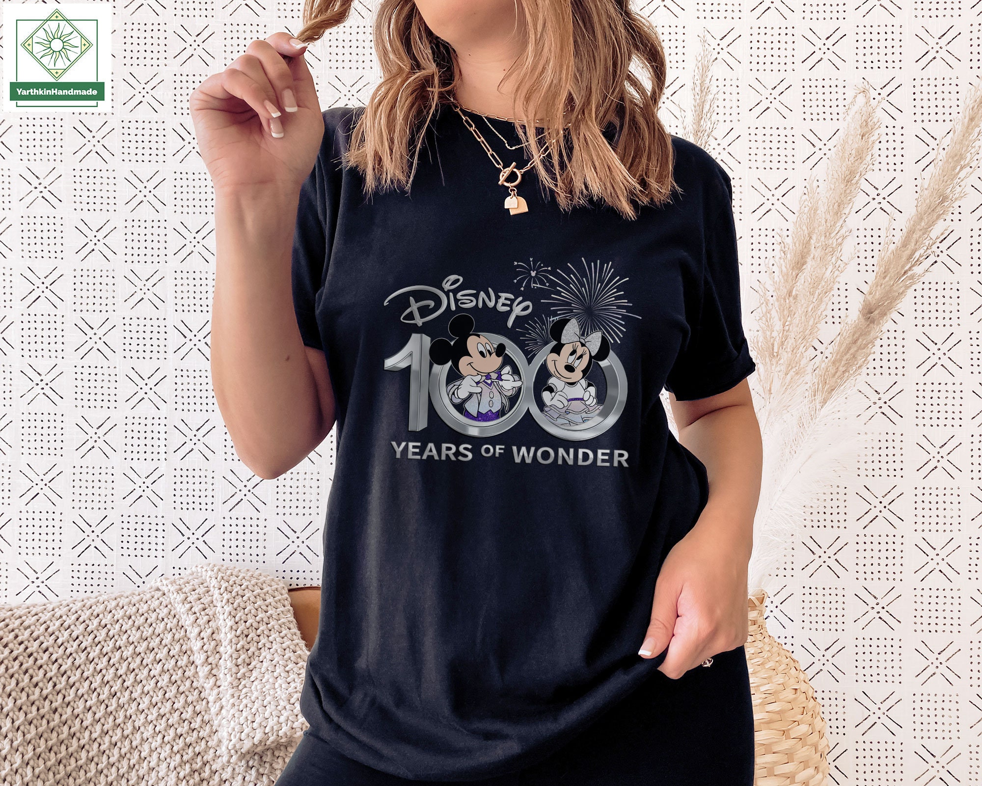 Disney 100 Years of Wonder Sweatshirt, Mickey Minnie 100th Sweatshirt,