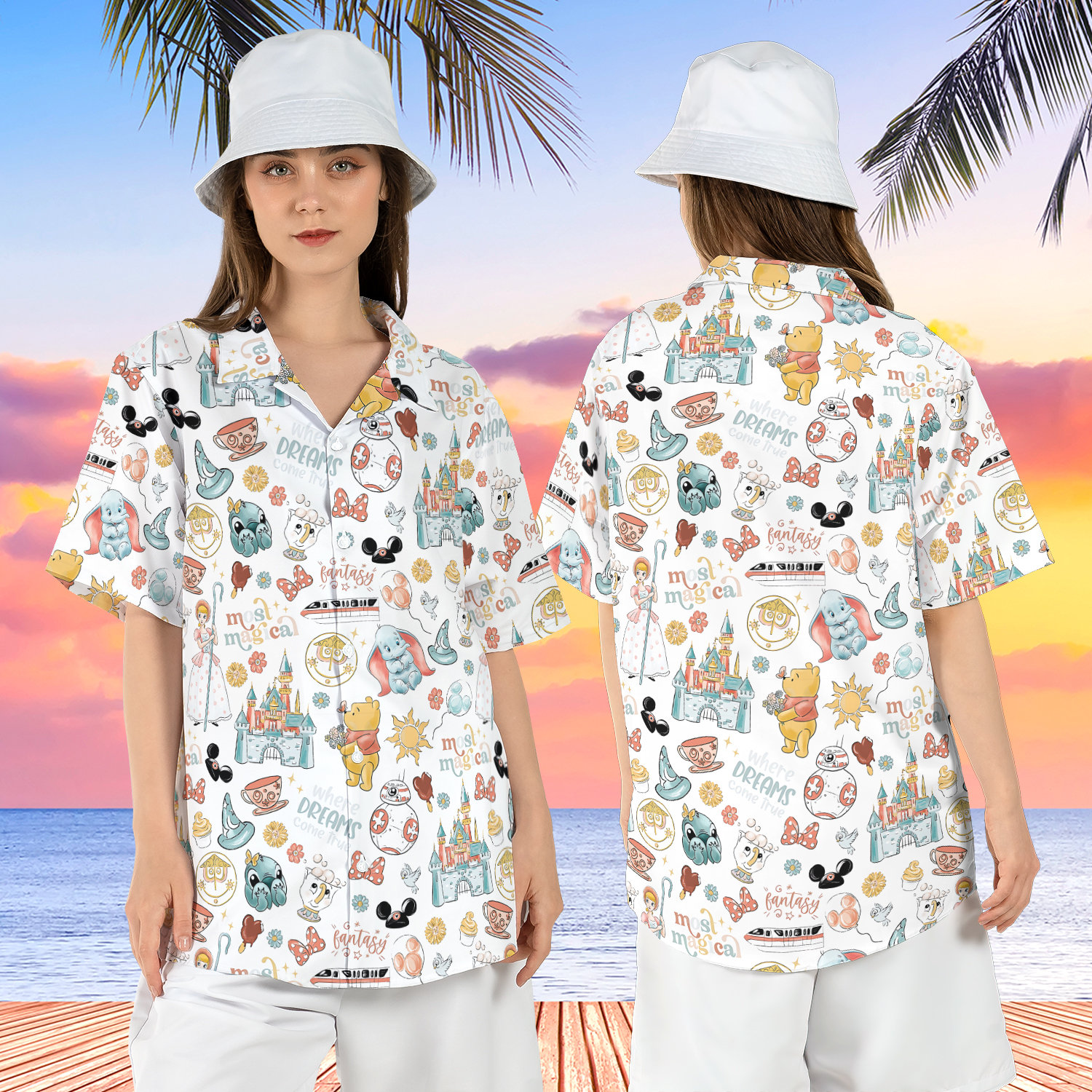 Cute Bear Orange White Hawaii Shirt Stock Vector (Royalty Free) 1405345661