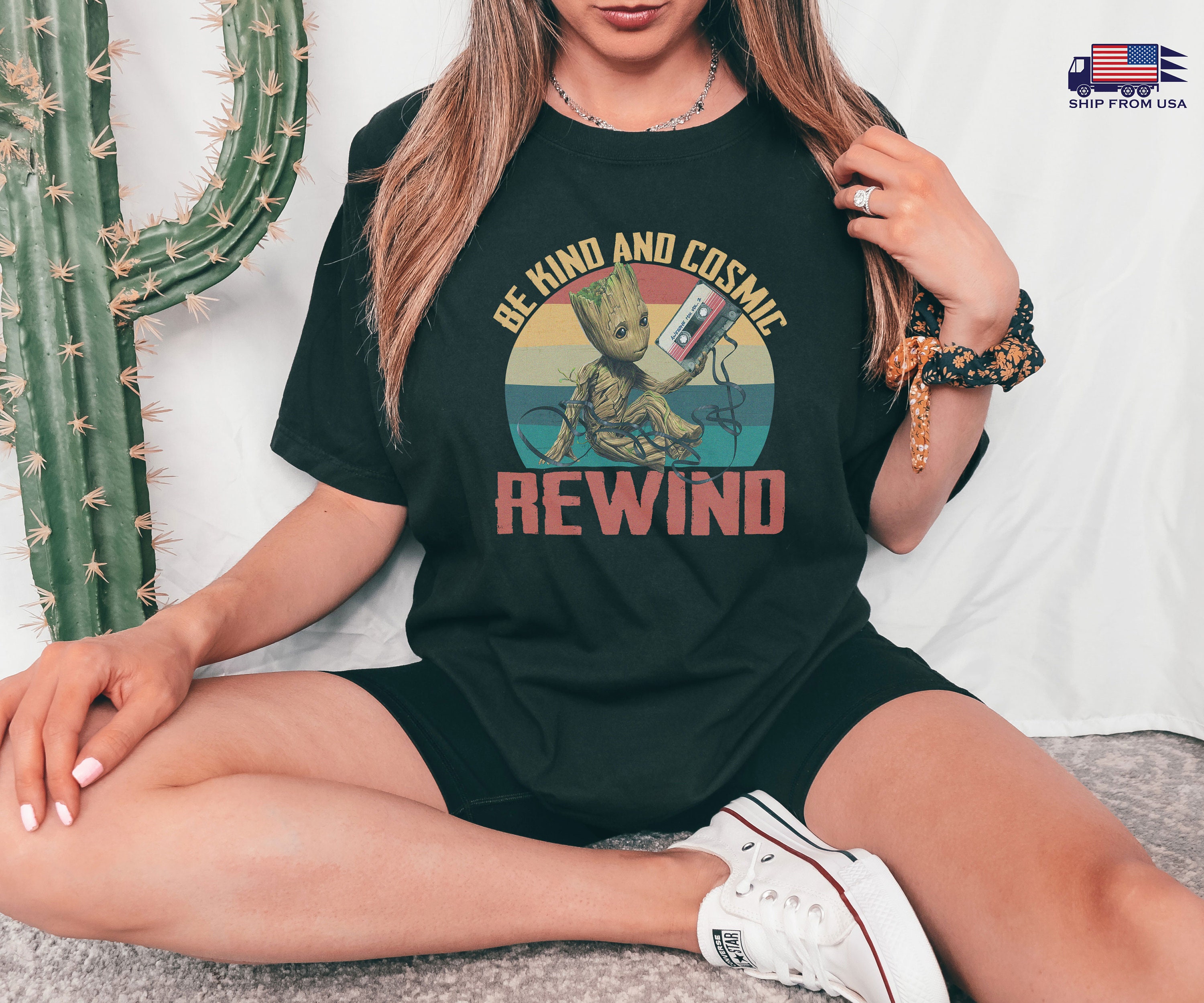 Discover Be Kind And Cosmic Rewind Shirt, Guardians Of The Galaxy