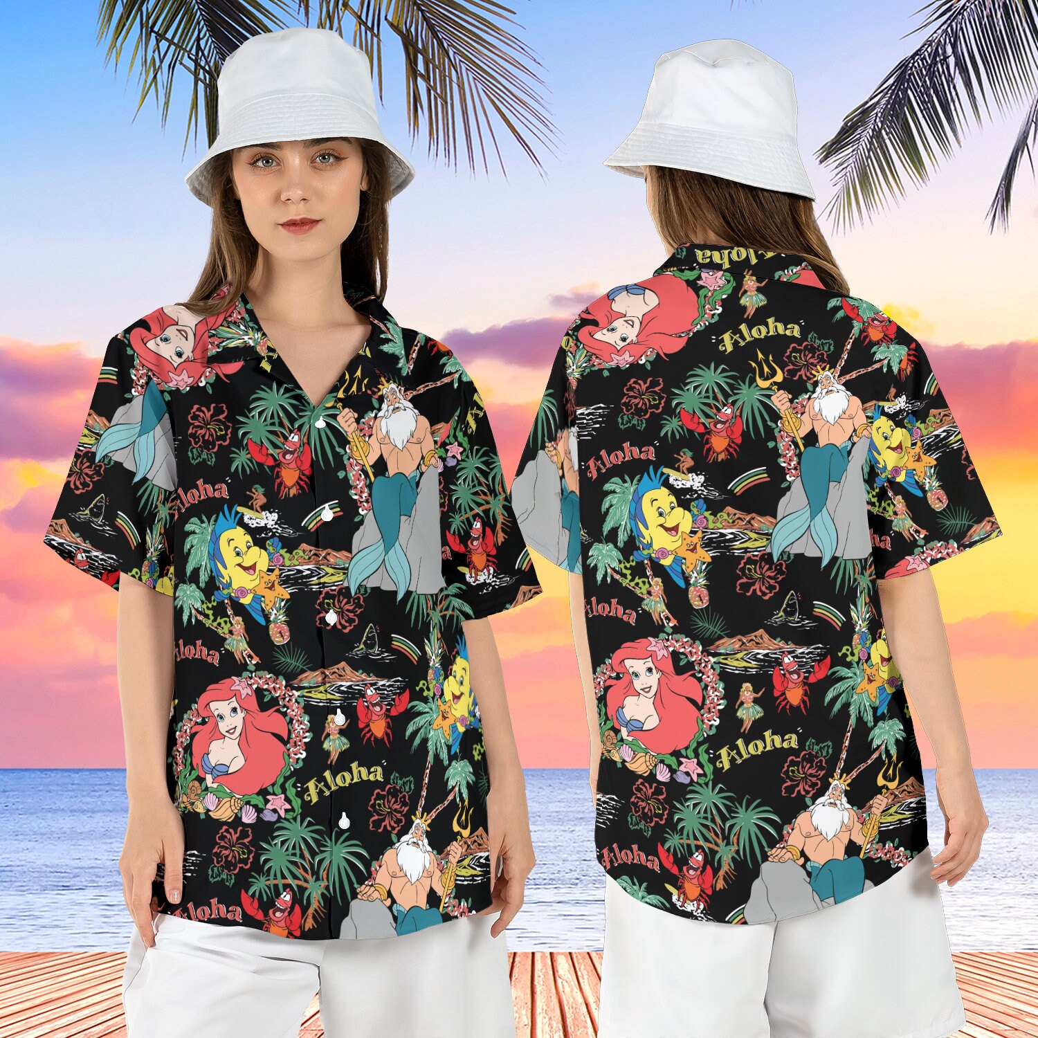 Mens Hawaiian Shirt Surf Beach Holiday Stag Floral Rockabilly Outfit Dance  Party