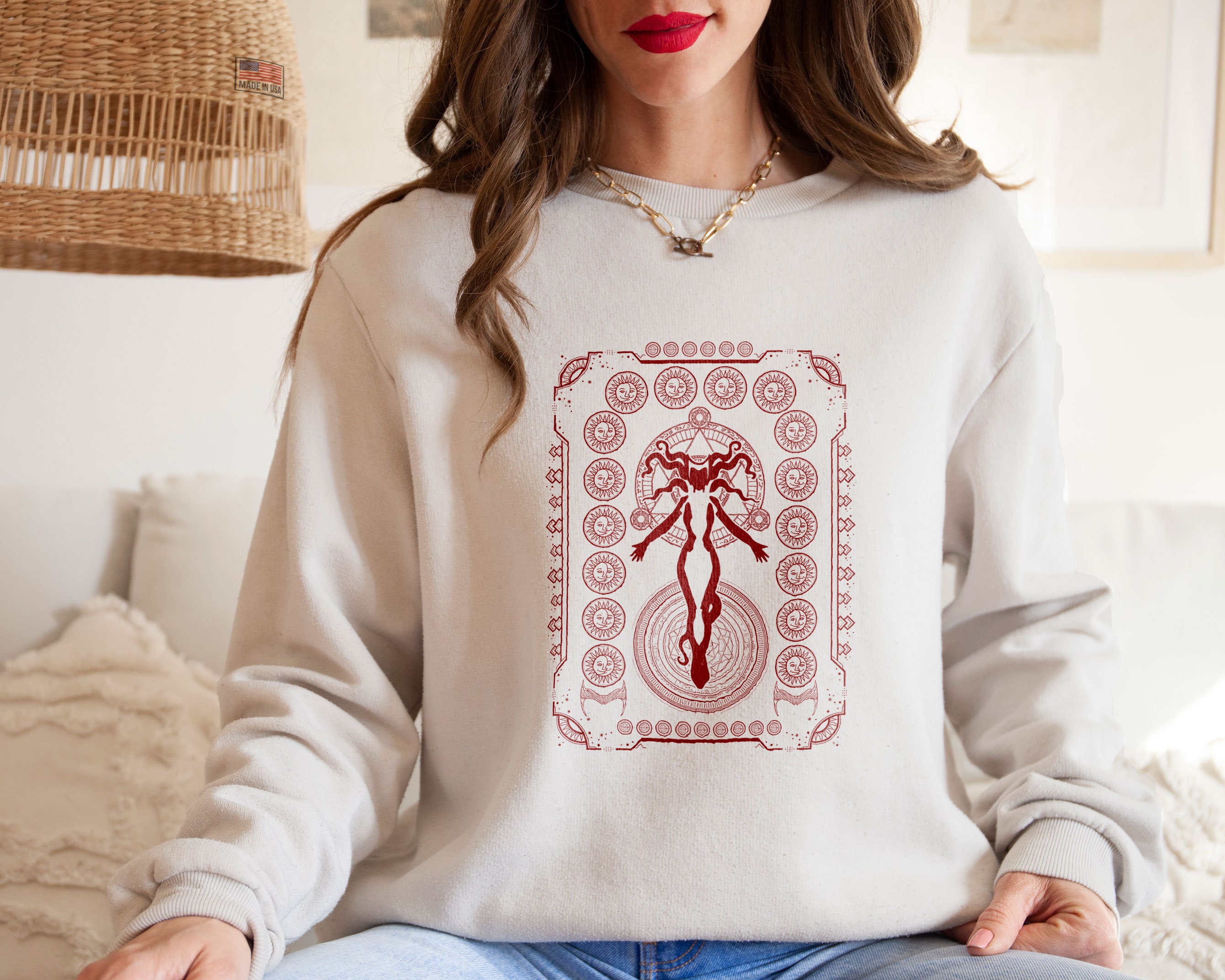 Scarlet Witch Tarot Sweatshirt, Marvel Multiverse Madness, Wanda