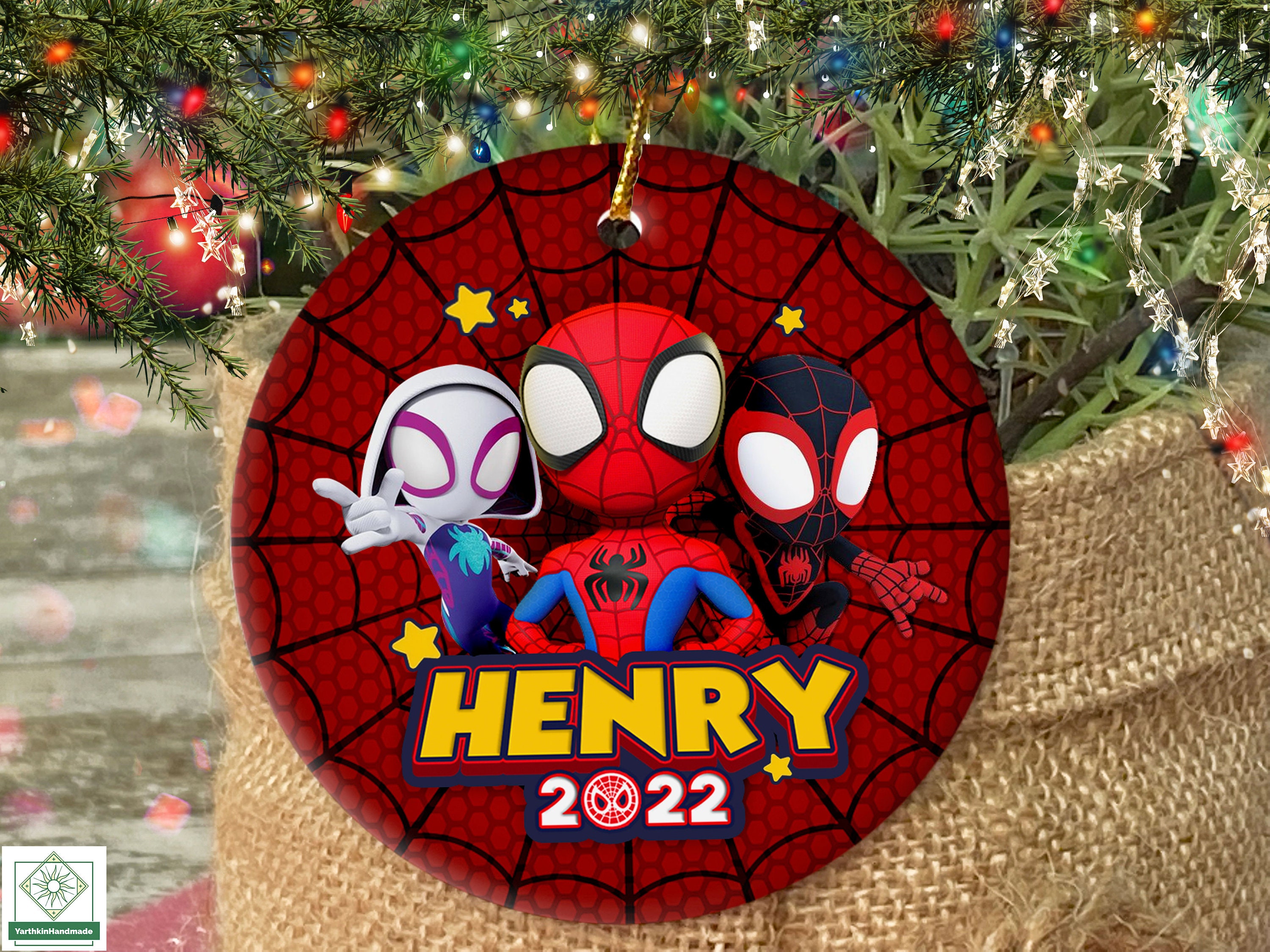 Discover Personalized Spidey Ornament, Spidey and His Amazing Friends Ornament
