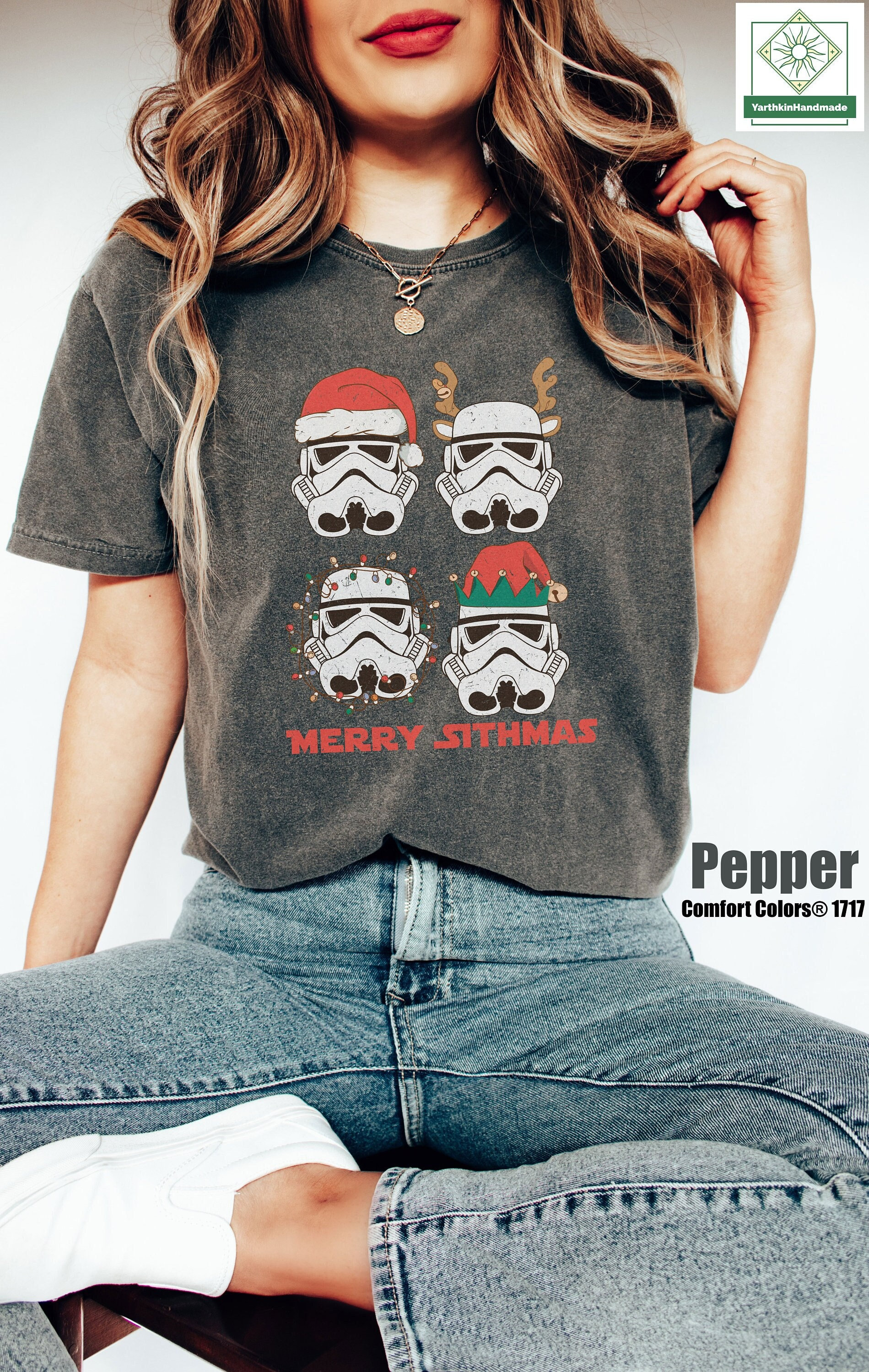 Discover Retro Star Wars Merry Sithmas Shirt, Stormtrooper Christmas Shirt, Vintage Star Wars Christmas Shirt, Disney Star Wars Shirt