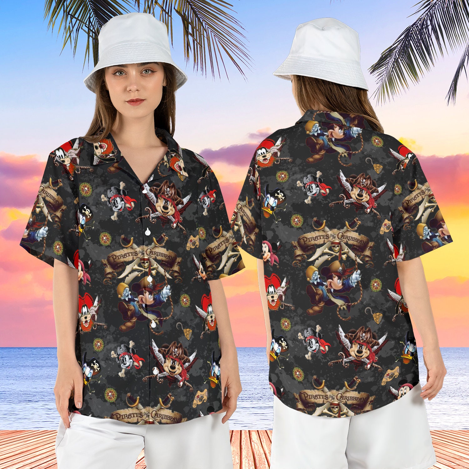 pirates hawaiian shirt night