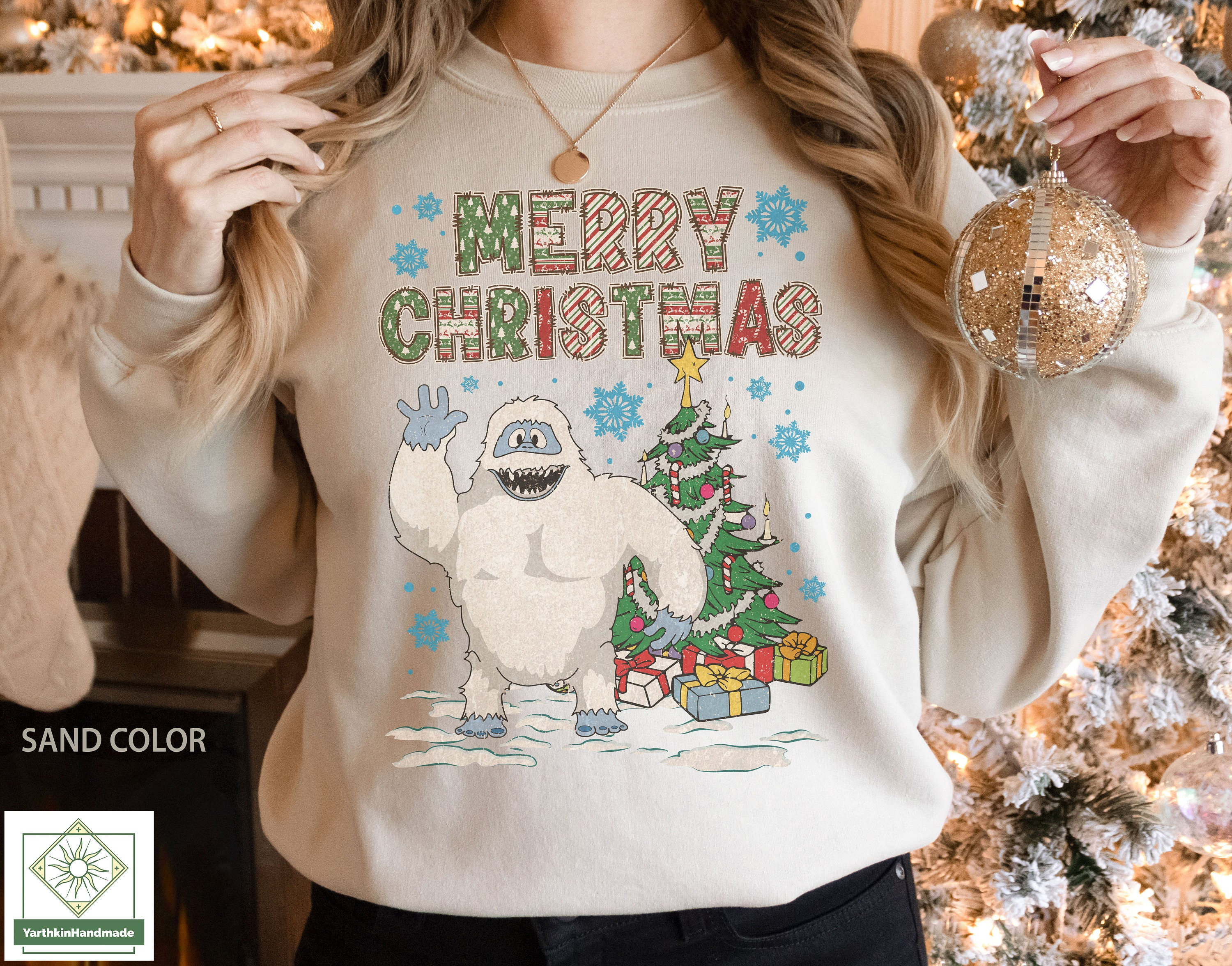 Discover Retro Bumble Abominable Snow Monster Sweatshirt, Vintage Bumble Sweatshirt